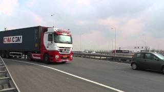 trucks trucks trucks Rotterdam Waalhaven 27 march 2014 [upl. by Etnecniv220]