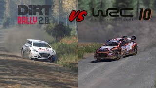 WRC 10 vs Dirt Rally 20  My Take on the Top Modern Rally Sims [upl. by Eninaej]