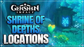 All Fontaine Hydro Shrine Of Depths Locations Part 2  How to get Keys 【Genshin Impact】 [upl. by Anais]