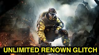 UNLIMITED RENOWN GLITCH IN RAINBOW SIX SIEGE 2022 [upl. by Aihtekal]