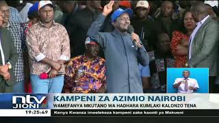 Raila awapatanisha Kalonzo Musyoka Ngilu na Kibwana [upl. by Acireed]