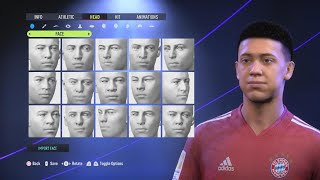 Jamal Musiala Player face creation FIFA 22 Bayern Munich [upl. by Einahpit]