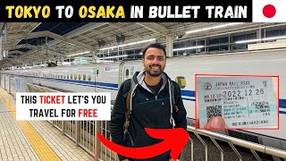 TOKYO to OSAKA Bullet Train  How to Travel for FREE [upl. by Gnouhp]