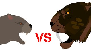 Thylacoleo VS Xenosmilus [upl. by Atirat738]