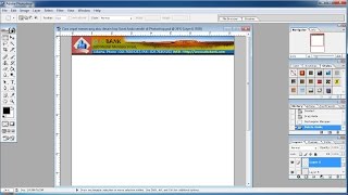 Tutorial PhotoshopCara cepat merancang atau desain kop Surat Anda Sendiri di Photoshop [upl. by Ettennan7]