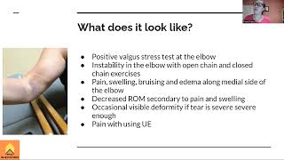 Ulnar Collateral Ligament Tear Elbow  NPTE Prep [upl. by Siednarb]