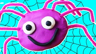 How to Make Incy Wincy Spider PlayDoh Creations [upl. by Marcela]