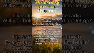 Clean Bandit  Symphony Lyrics feat Zara Larsson shorts viralvideo trending [upl. by Rosel]