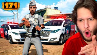 JOGANDO GTA BRASILEIRO COMO POLICIAL 171 [upl. by Eniruam900]