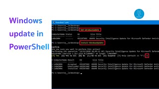 Windows Update in PowerShell เป็นวิธีที่ Error น้อยที่สุด [upl. by Delphine]