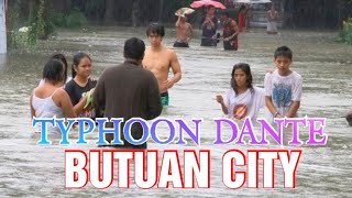 BUTUAN CITY  AGUSAN DEL NORTE  BAGYONG DANTE [upl. by Ylrebmek357]