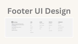 Responsive Footer Design Using HTML CSS Bootstrap 5 [upl. by Yerroc]