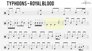 How to play  Typhoons  Royal Blood 🥁 [upl. by Nimesh]