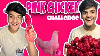 WE MAKE PINK CHICKEN 😋🩷  IQRAN [upl. by Aihsotal285]