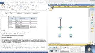 6337  5137 Lab  Configuring 8021Q TrunkBased InterVLAN Routing [upl. by Sorci]