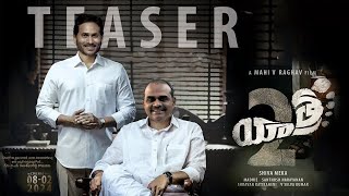 Yatra2 Teaser  Mammootty  Jiiva  Mahi V Raghav  Shiva Meka  In Cinemas from Feb 8th [upl. by Eenyaj665]