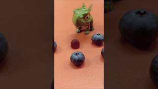 Funny Dinosaur Mukbang Eating Blueberries shorts dinosaur funny humor blueberry eating [upl. by Guod830]