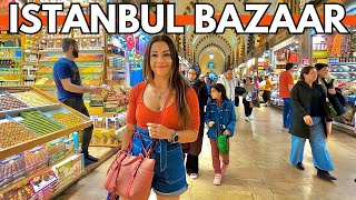 Exploring Istanbul Eminönü Bazaar A Comprehensive Guide to Turkeys Historic Shopping Haven in 4k [upl. by Akcinat]