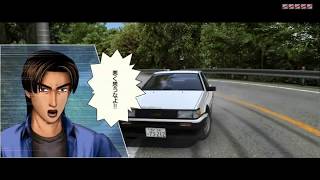 Initial D Arcade Stage 6 AA  Original  Part 8  The Strongest EightSix Levin ENG SUB [upl. by Wu305]