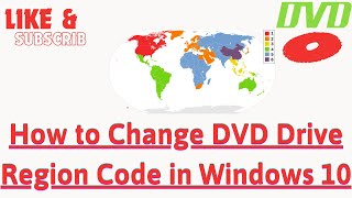 How to Change DVD Drive Region Code in Windows 10 [upl. by Cherilyn]