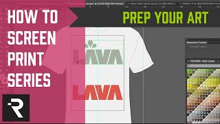 How to Screen Print Series  Art Preparation [upl. by Ayekan]