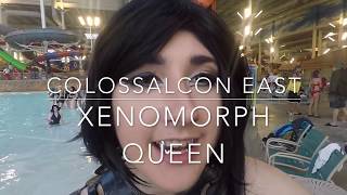 Xenomorph Queen goes to Colossalcon East [upl. by Ellenyl]