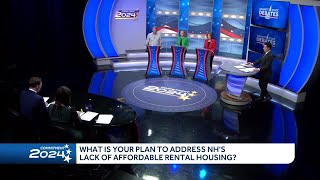 2024 debate featuring New Hampshire Democratic candidates for governor Lack of affordable rental [upl. by Sirred234]