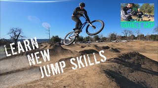 Learning How to Jump Doubles at Pleasanton BMX Park in California [upl. by Frydman874]