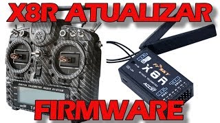 TUTORIAL de como ATUALIZAR o receptor FrSky X8R  TARANIS [upl. by Neemsay]