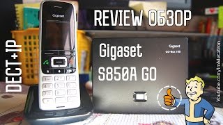 Gigaset S850A GO  Обзор DECT телефона с IP телефонией [upl. by Kannav]