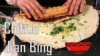 Must try Chinese Crepe breakfast Dan Bing  Jian Bing 老外心中的灵魂美食蛋饼煎饼 [upl. by Aicemak175]