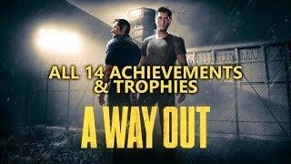 A WAY OUT All Endings  Ending Leo Ending amp Vincent Ending  A WAY OUT ENDING [upl. by Rustie]