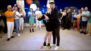 ENTREGATE  JAY RAMIREZ  CRISTIAN Y ANA BACHATA  DANCING AT GINGA ANNYVERSARY 2023 [upl. by Brock]