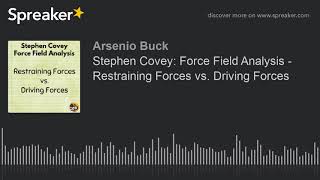 Stephen Covey Force Field Analysis  Restraining Forces vs Driving Forces [upl. by Mabelle]