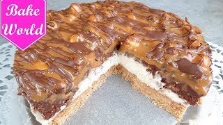 KNOPPERS Nussriegel Torte  selber machen  ohne backen  Rezept [upl. by Elmore237]