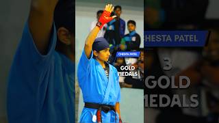 Chesta Patel shines bright with 3 GOLD medals [upl. by Haggar194]