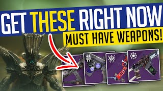 Destiny 2  GET THESE RIGHT NOW Must Have Weapons for Witch Queen  Season 16 Meta [upl. by Harshman673]