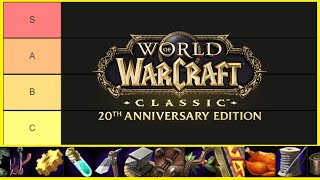 Classic WoW 20th The Only Profession Tier List You Will Ever Need [upl. by Sholeen891]