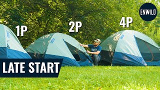 Kelty Late Start 1P 2P 4P Backpacking Tent Series Review [upl. by Adnar]