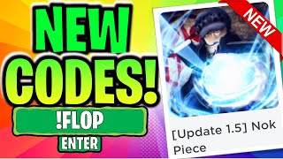 UPDATE 15⭐ROBLOX NOK PIECE ONE PIECE CODES⭐ [upl. by Aicirtan]