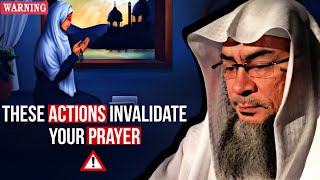 These Actions Invalidate Your Prayer  Do Not Do These  Assim Al Hakeem  asim [upl. by Leuas]