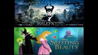 Maleficent Princess Aurora Curse scene 1959 vs 2014 [upl. by Nytsirt]