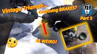 Pt 5 Confusing BRAKES 67 Triumph GT6 Labor Day Special [upl. by Ilarrold508]