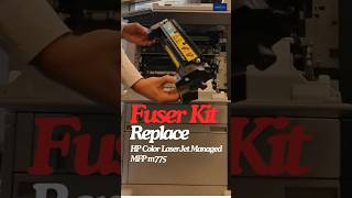 How to Replace Fuser Kit HP MFP m775 shorts youtubeshorts viralvideo hdamstech [upl. by Eixel840]