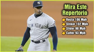 El Repertorio De Pitcheos De AROLDIS CHAPMAN [upl. by Yatnoed974]