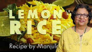 Lemon Rice  Lemon Rice  Easy Lemon Rice Recipe by Manjula [upl. by Jessen377]