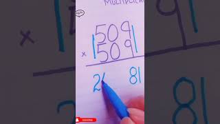 multiplication trick maths mathstricks multiplication multiplicationtrick shortsfeed [upl. by Aruabea]