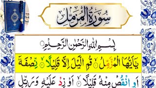 سورةالمزملSurah Al MuzammilSurah Muzammil female VoiceQuran Hameed [upl. by Latsyrk229]