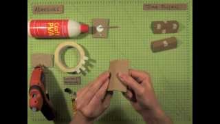 Card Modelling Basics pt6  Using adhesives with cardboard  with Jude Pullen [upl. by Hickie467]