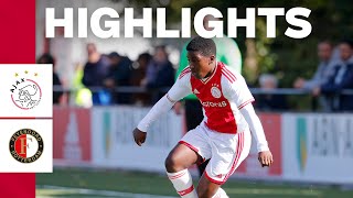 Classic comeback from our U16s ❌❌❌  Highlights Ajax O16  Feyenoord O16 [upl. by Mart]